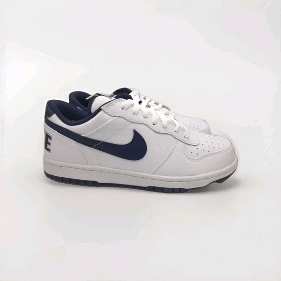 Nike‎ BIG LOW Men's Size 10 MIDNIGHT NAVY 355152-140 Basketball Sneakers Shoes - Picture 3 of 7